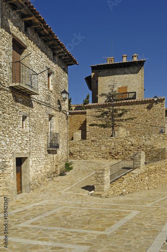 Village of Cantavieja, Maestrazgo, Teruel province, Aragon, Spain photo