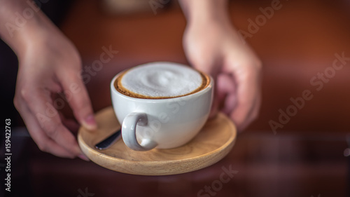Hot Coffee Latte Art 
