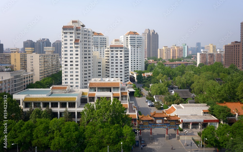 Obraz premium Modern apartment buildings in China, Beijing