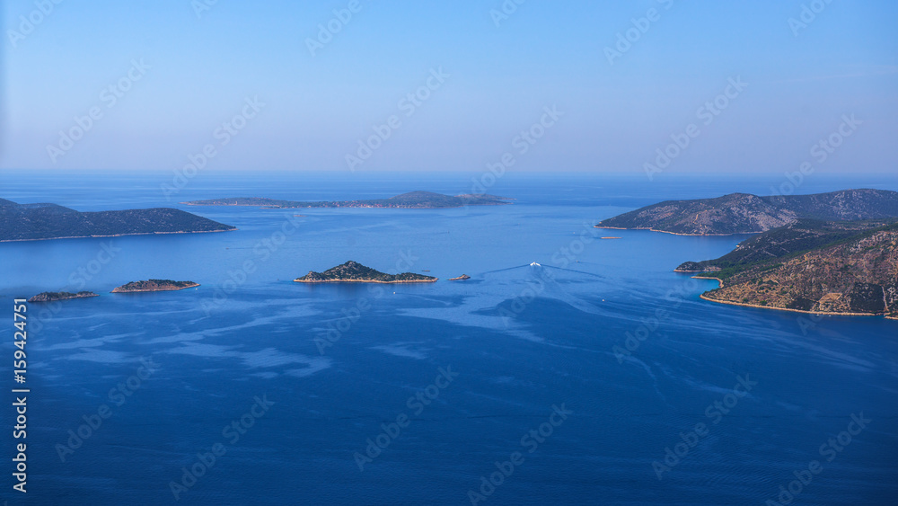 Croatia aerial view Croatia aerial view