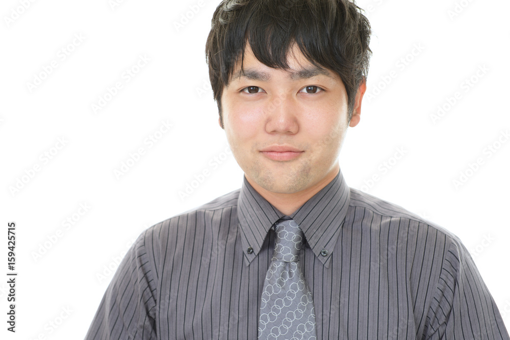 微笑むビジネスマン