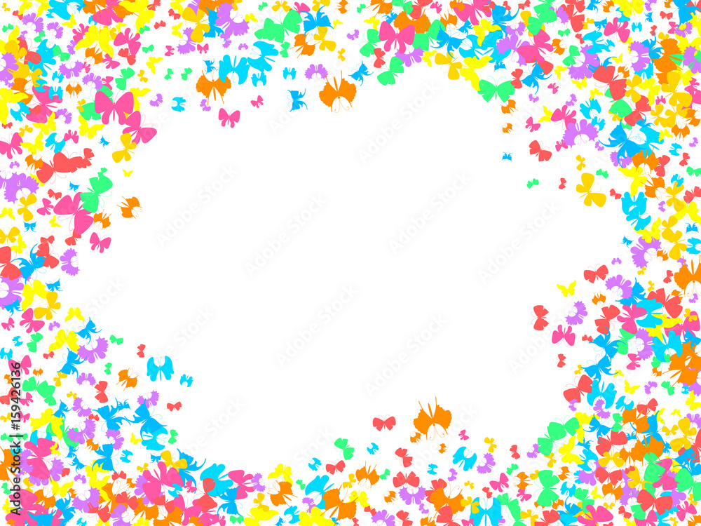Colorful Butterflies Pattern Colorful Butterflies Pattern