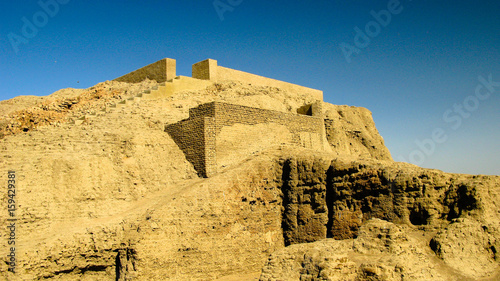 View to Western Deffufa temple, Kerma Nubia, Sudan photo