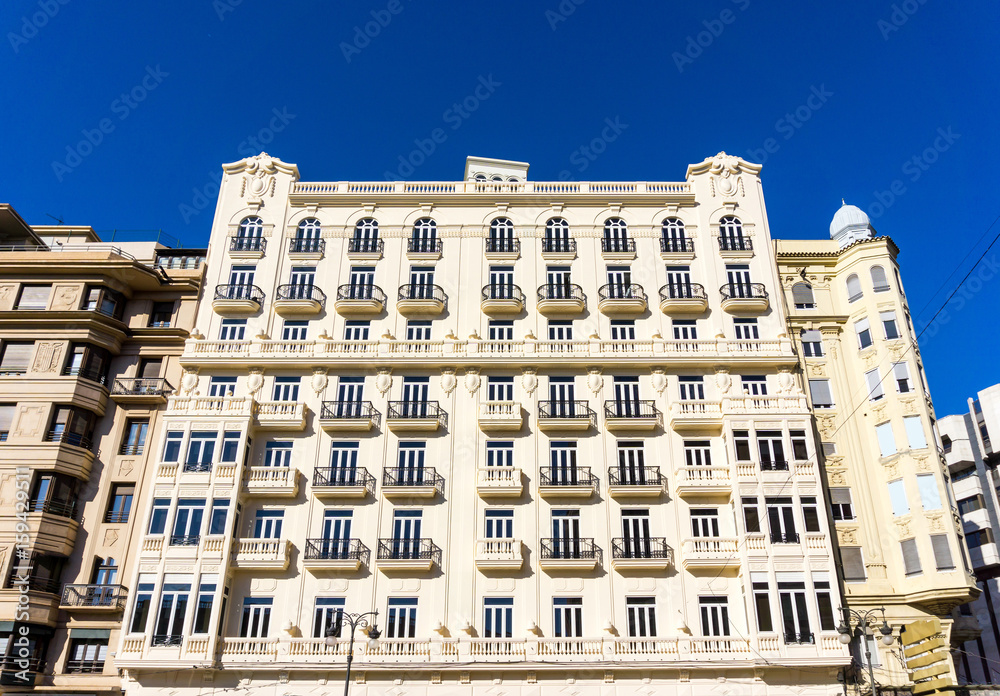 Fototapeta premium Traditional antique city building in valencia, Spain