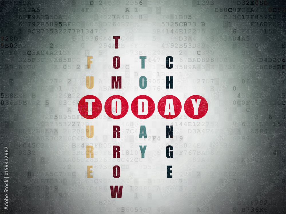 Timeline concept: Today in Crossword Puzzle Timeline concept: Today in Crossword Puzzle