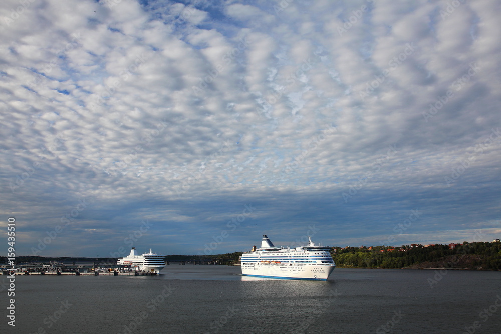 Cruise ships in Stockholm
