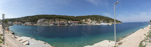 Panorama Ortschaft Muna auf der Insel Zirje,Kroatien
