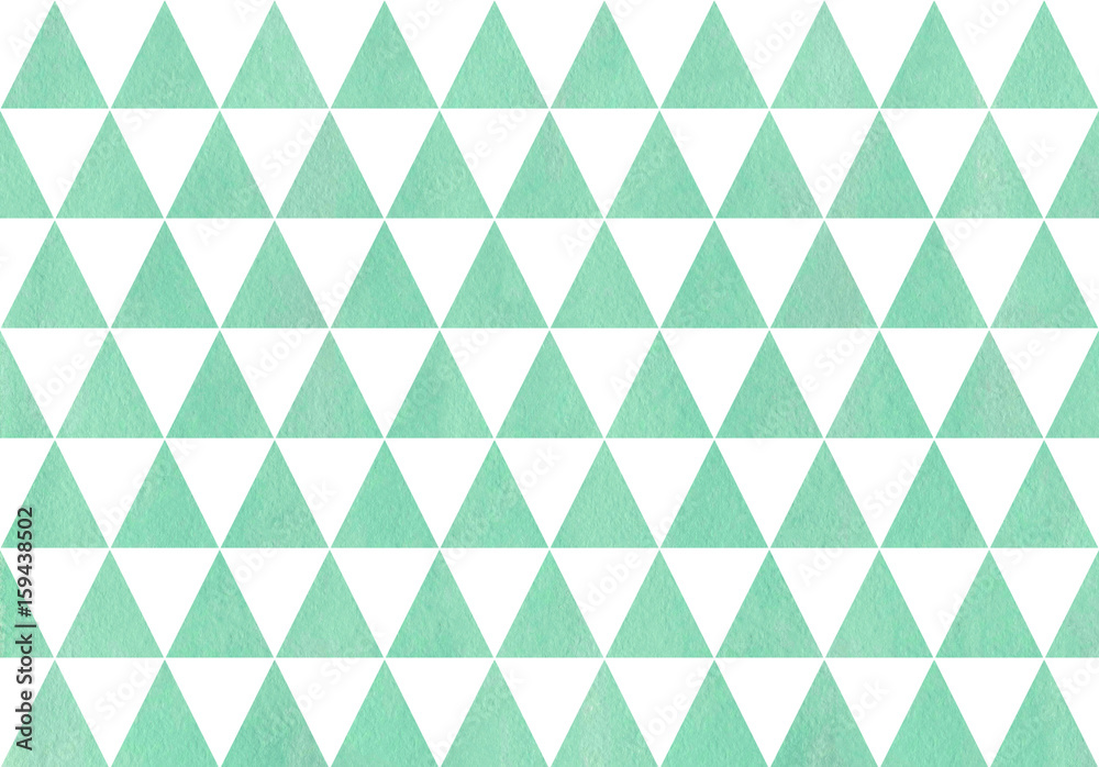 Watercolor triangle pattern. Watercolor triangle pattern.