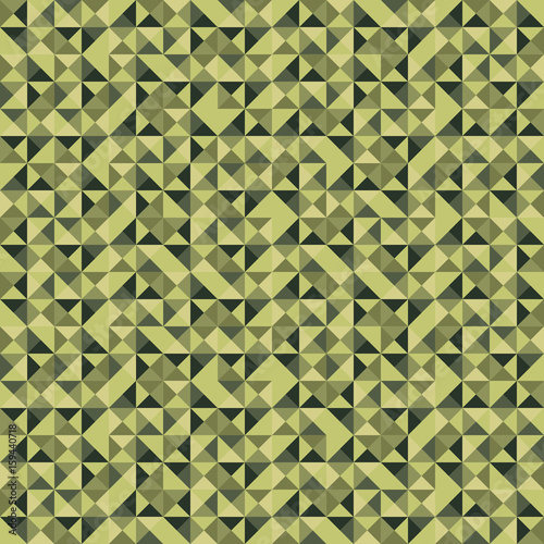 Abstract Vector Military Camouflage Background Made of Geometric Triangles Shapes