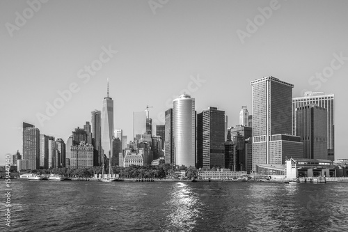 Landscape of Manhattan from the water