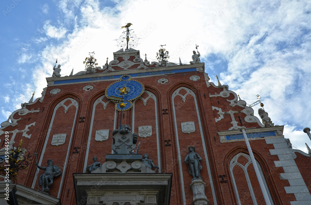 Fotografie Casa delle Teste Nere a Riga