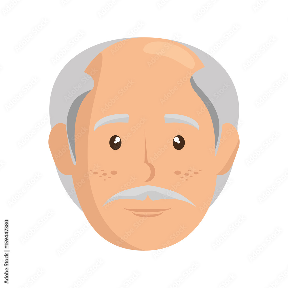 cartoon old man icon over white background colorful design vector illustration cartoon old man icon over white background colorful design vector illustration