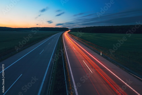 Foto Sunrise on the highway