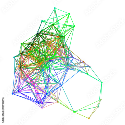 Abstract sphere from lines ...