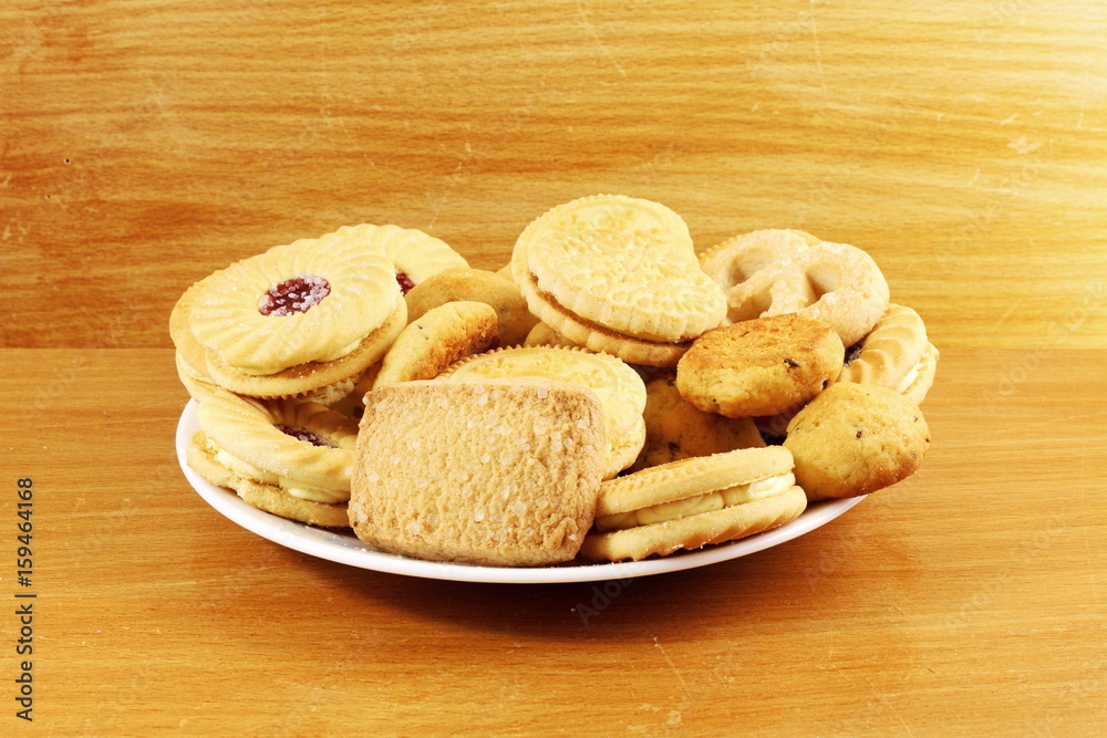 Assorted mixed Cookie Closeup