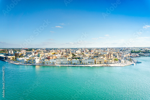 Aerial panorama of Brindisi, Puglia, Italy