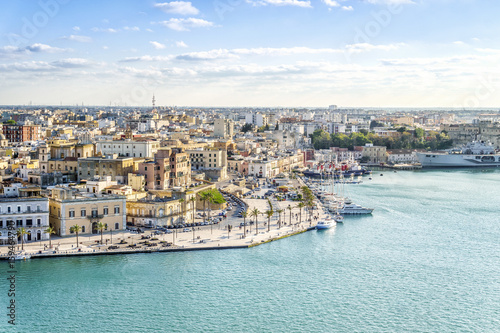 Aerial panorama of Brindisi, Puglia, Italy