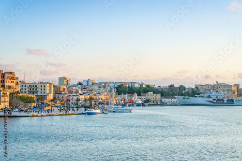 Aerial panorama of Brindisi, Puglia, Italy