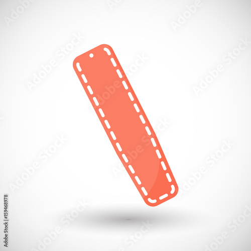 Spinal board vector flat icon