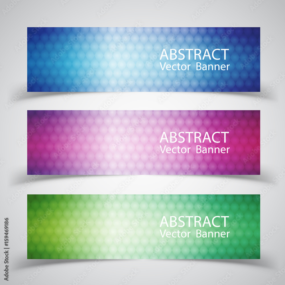 Vector abstract banner background. Vector illustration.
