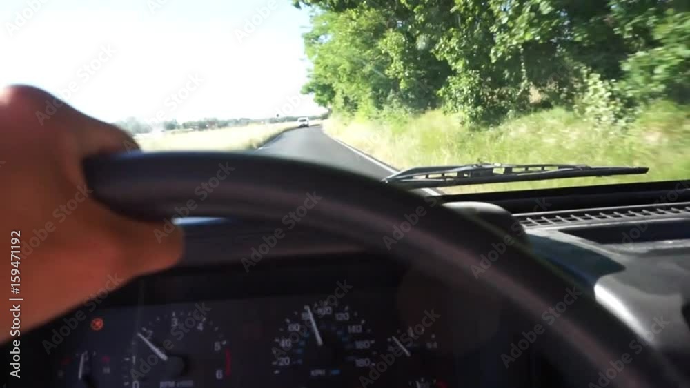 Ragazza al volante