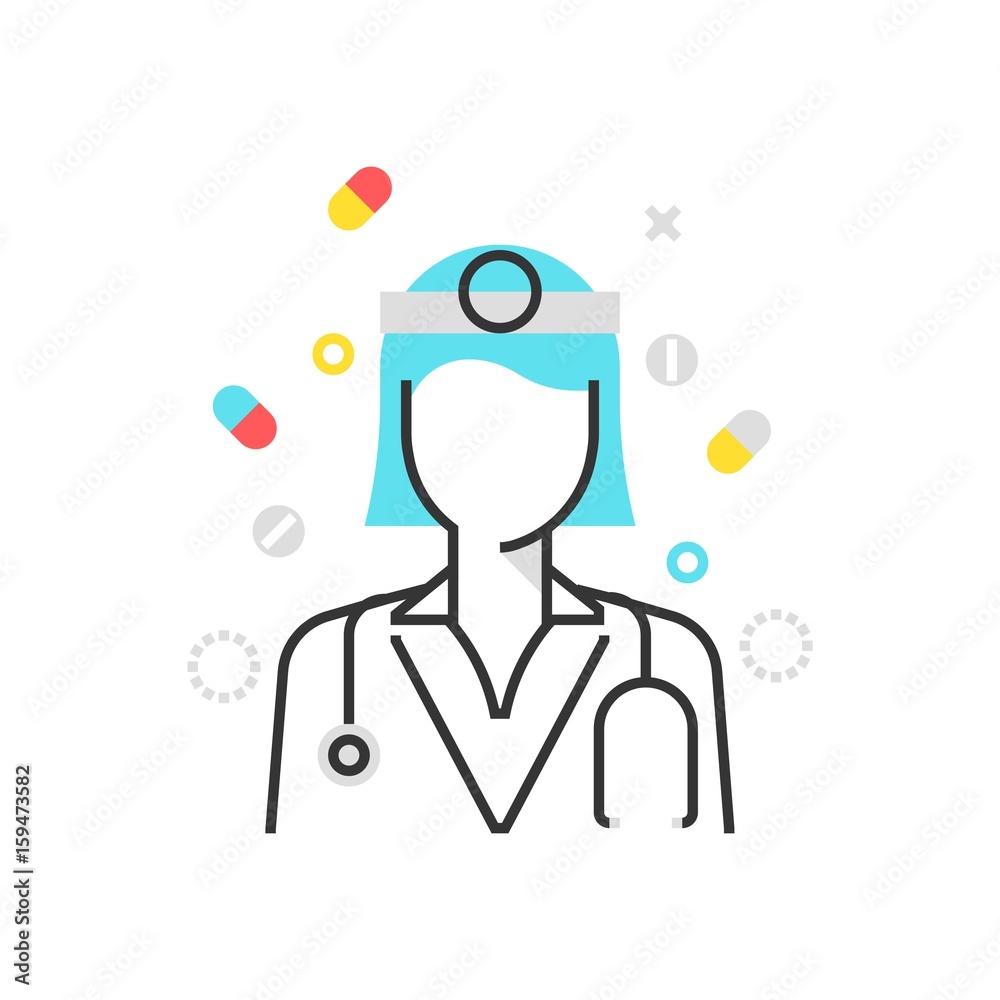 Color box icon, health protection illustration, icon Color box icon, health protection illustration, icon