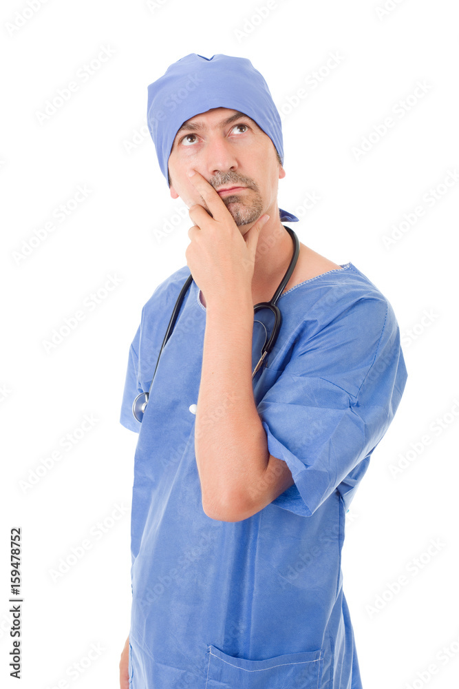 worried doctor