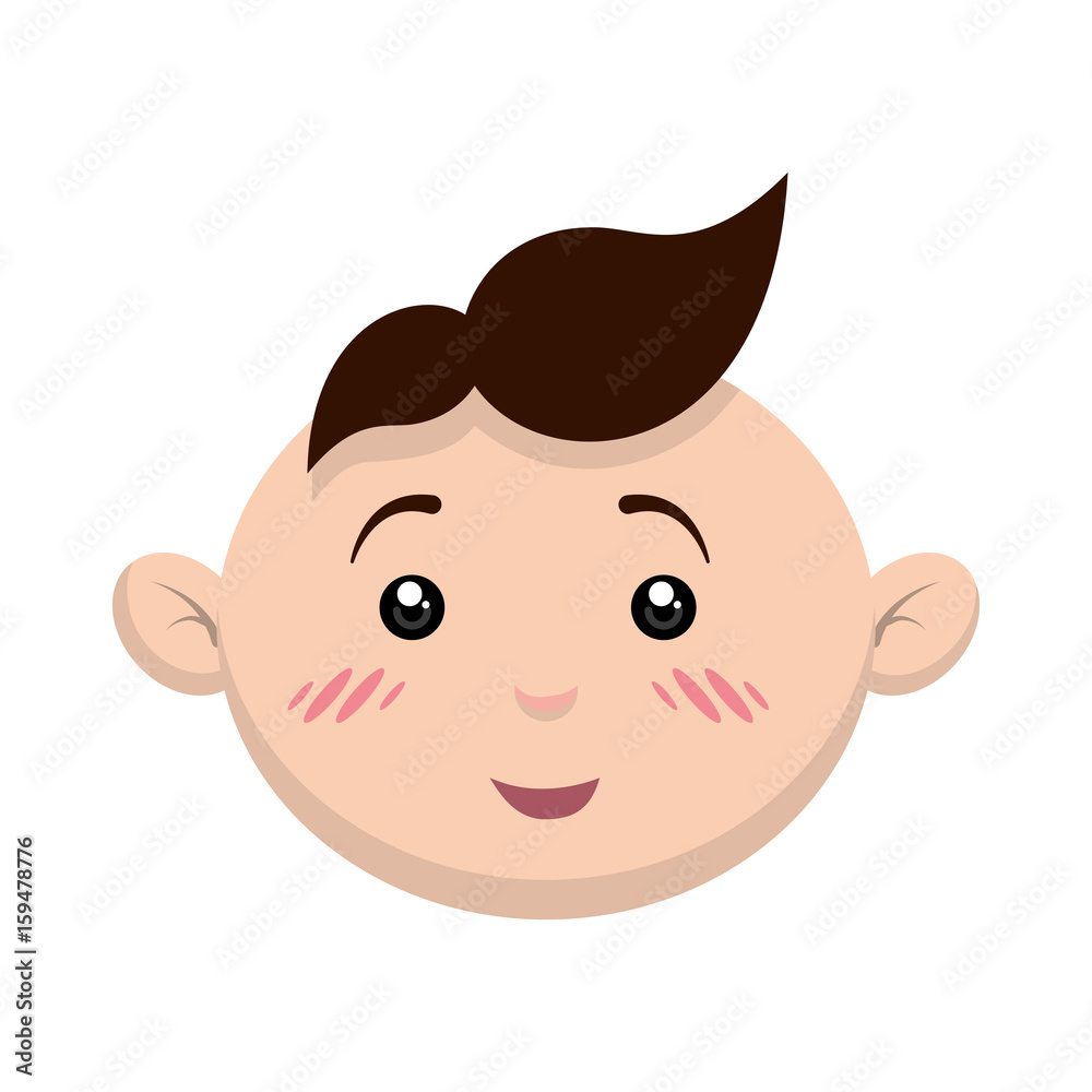 Cute baby cartoon icon vector illustration graphic design Cute baby cartoon icon vector illustration graphic design