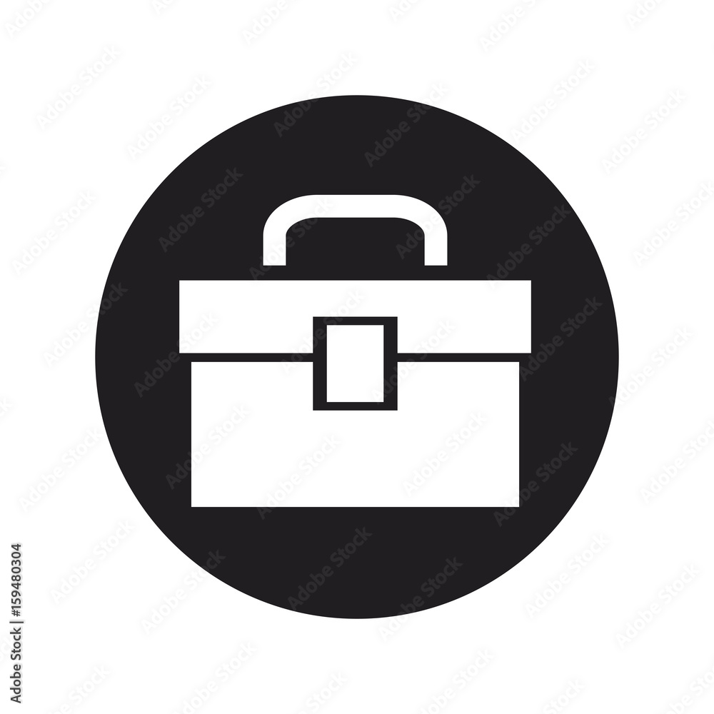 tools kit box plumbing equipment icon vector illustration tools kit box plumbing equipment icon vector illustration