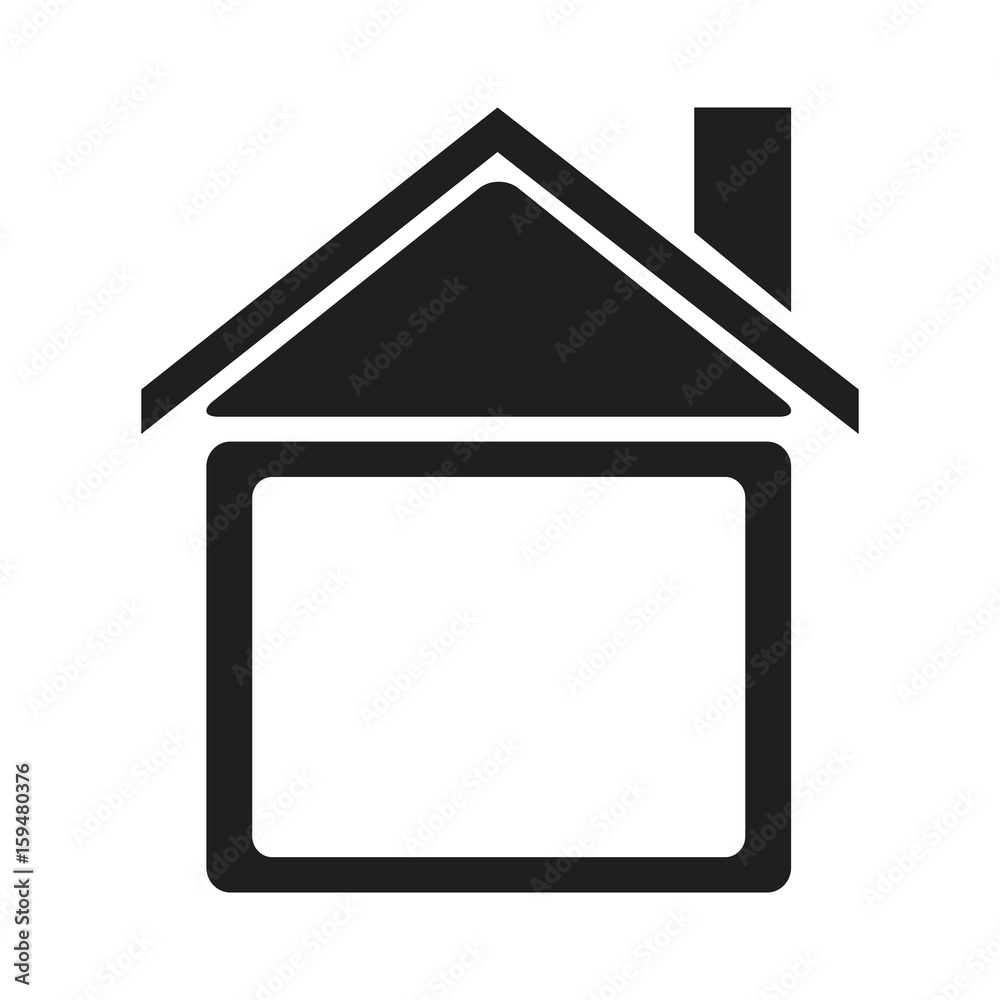 silhouette house home construction structure icon vector illustration silhouette house home construction structure icon vector illustration