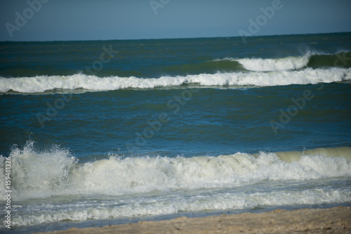 ocean waves crashing  © kevin