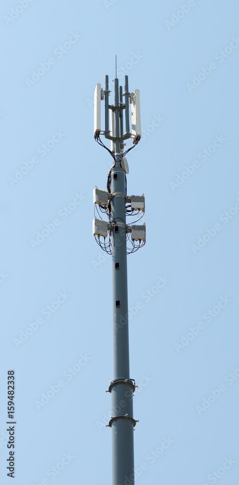 Tower with aerials of cellular