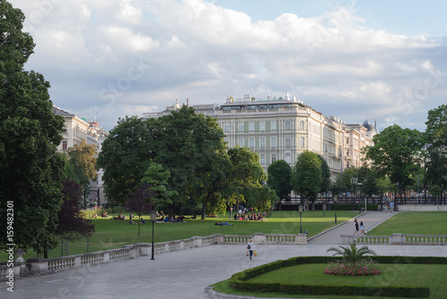 Vienna Wien city center park and museum photo