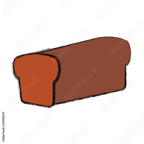 Fresh and delicious bread icon vector ilustration graphic