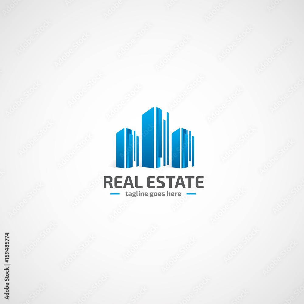 Real Estate logo. Real Estate logo.