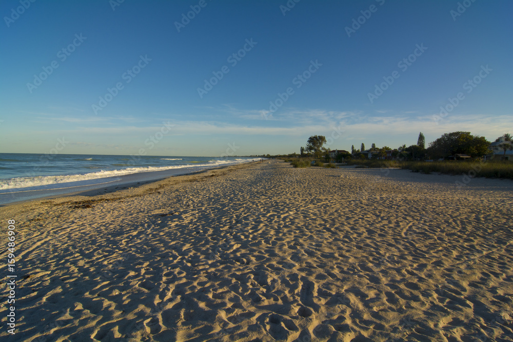sandy beach long coast line sandy beach long coast line