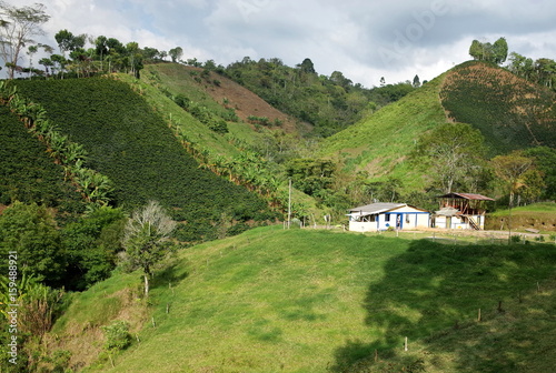 A traditional coffee finca in Salento, Colombia