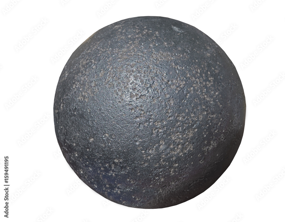 cannonball on a white cannonball on a white