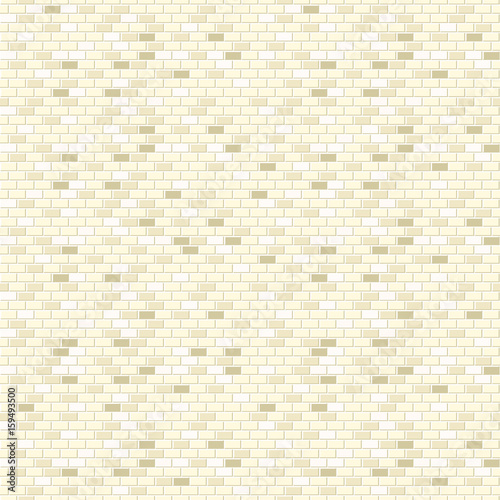 Bright brick wall vector seamless pattern