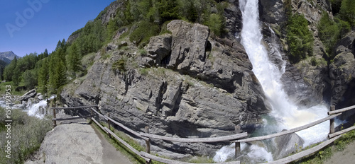 val d'aosta cascate di lillaz frazione di cogne aosta sylvenoire montagne italia europa italy europe photo