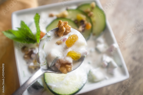 Persian Chilled Cucumber Soup photo