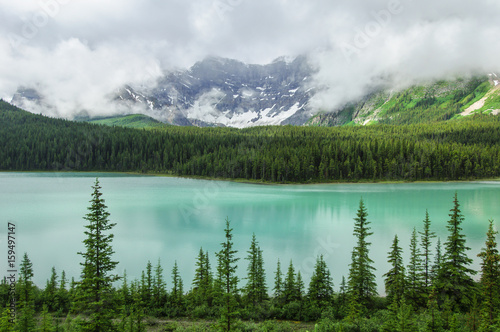 Waterfowl Lake, Icefields Parkway, Banff National Park, Alberta, Canada