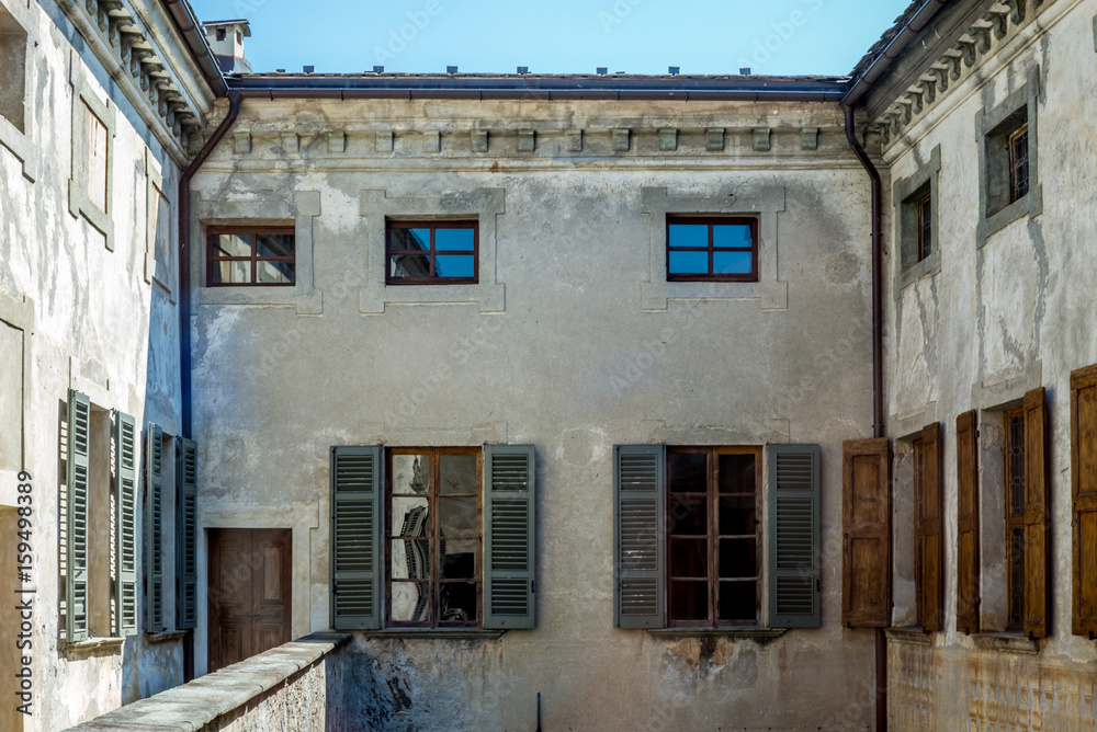 View of the narrow streets of Tirano in Italian Valtellina - 4