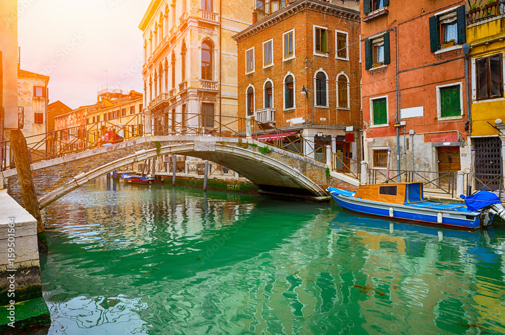 Canal in Venice. Italy
