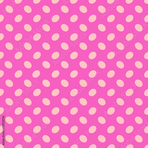 seamless retro background with polka dots.