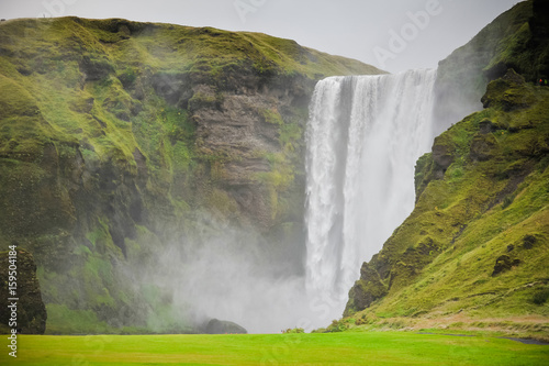 Iceland waterfall