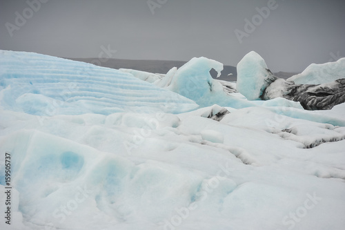Melting of the glacier. global warming © alipko