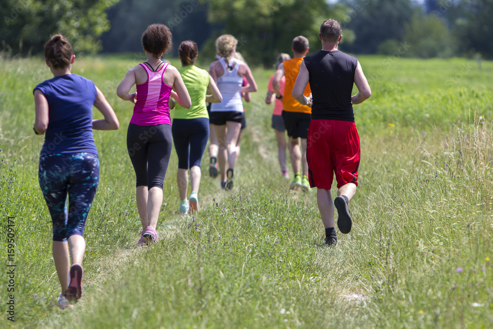 Outdoor cross-country running