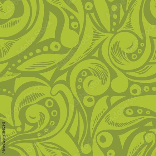 Seamless abstract pattern. Colorful seamless pattern of hand-drawn objects. Seamless pattern from doodles. Use as a background for packaging, postcards, wallpaper, prints on fabric, etc.