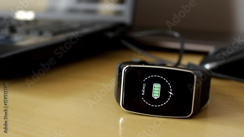 Wallpaper Mural charging smartwatch Torontodigital.ca